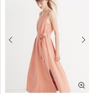 MADEWELL | Apron Tie Waist Midi Dress